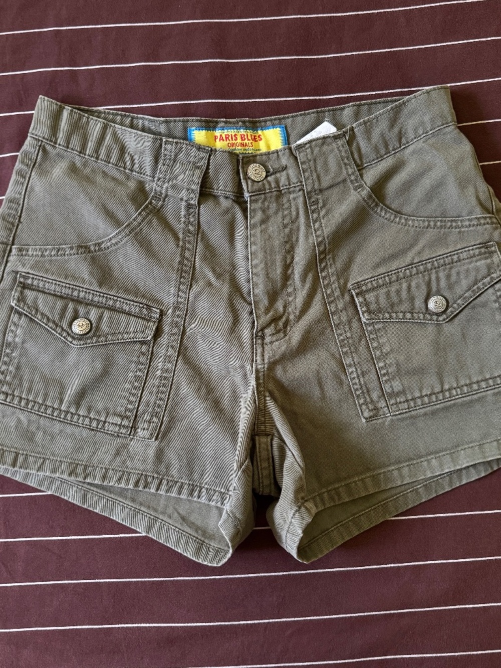 Vintage 100% Cotton Green Shorts